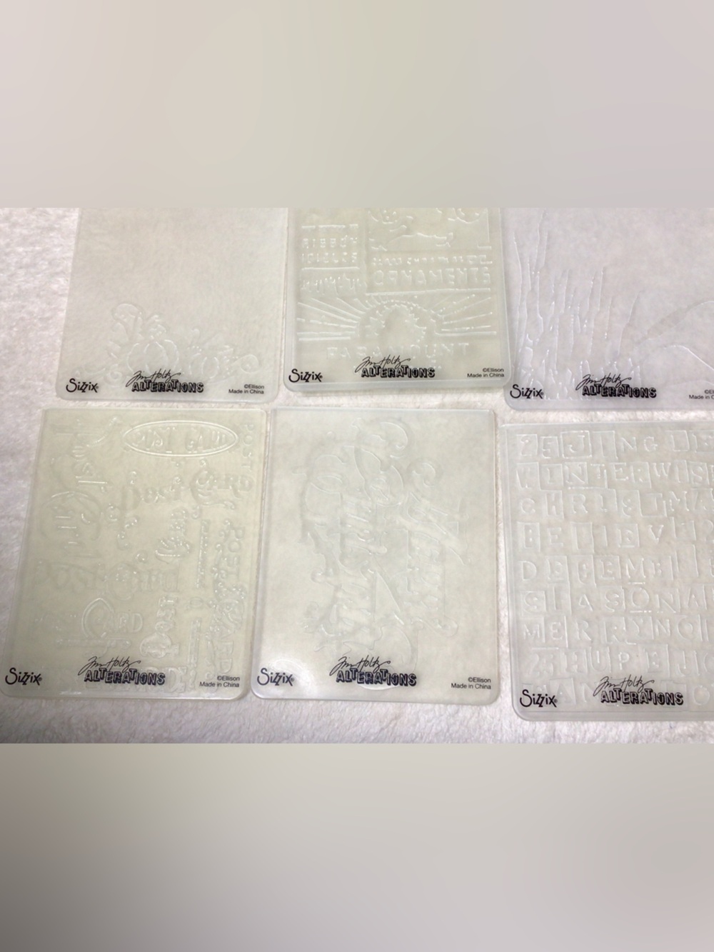 Sizzix Tim Holtz Embossing Folder Set - Picture 4 of 5